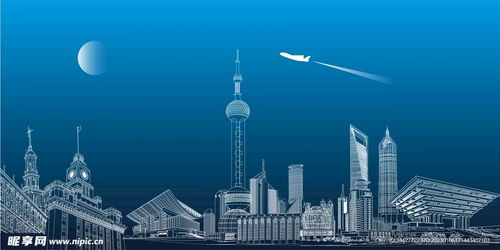 城市线条设计图